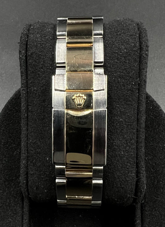 Rolex Cosmograph Daytona 40mm 116523 Two Tone Steel Gold Silver Dial