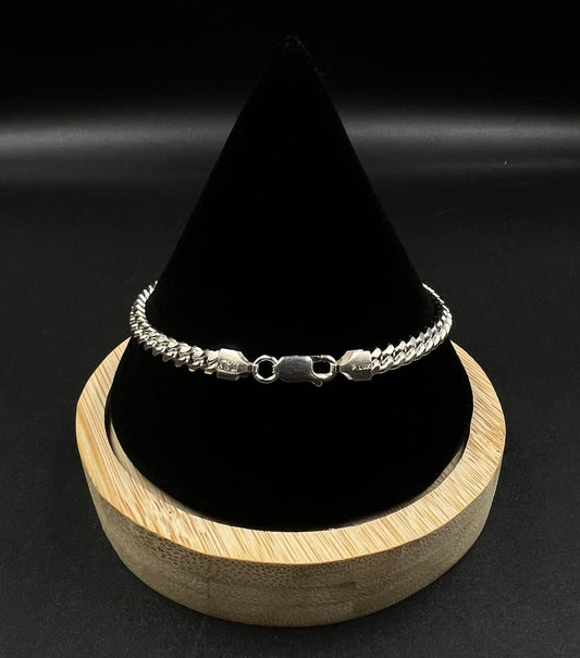 7.75” 925 Solid Sterling Silver Diamond Cut Miami Cuban Bracelet 11.78g | 4.7MM