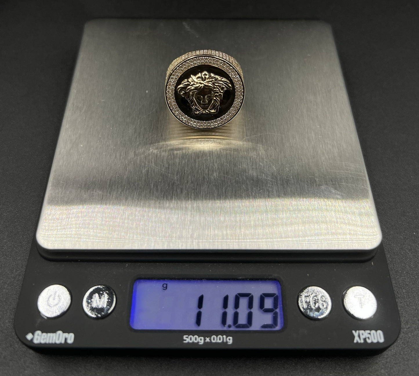 14K Semi-Solid Yellow Gold Natural Diamond Ring | Size 10 | ~1.5ct | 11.09g |