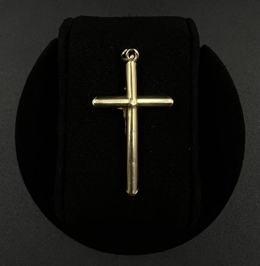 .94” x 1.67” 14K Hollow Yellow Gold Crucifix Pendant | 3.2g | 3.5MM Bail |