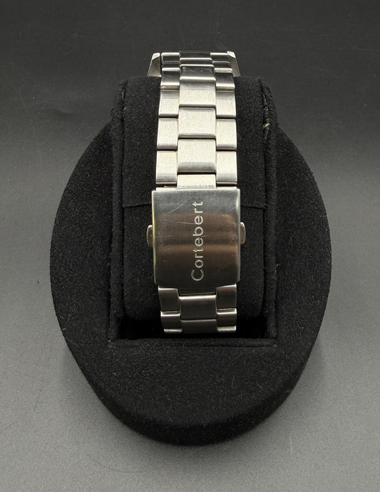 Cortebert Elevation Men’s 44MM Pilot Chronograph Date Watch CB-3003 - Slide Rule
