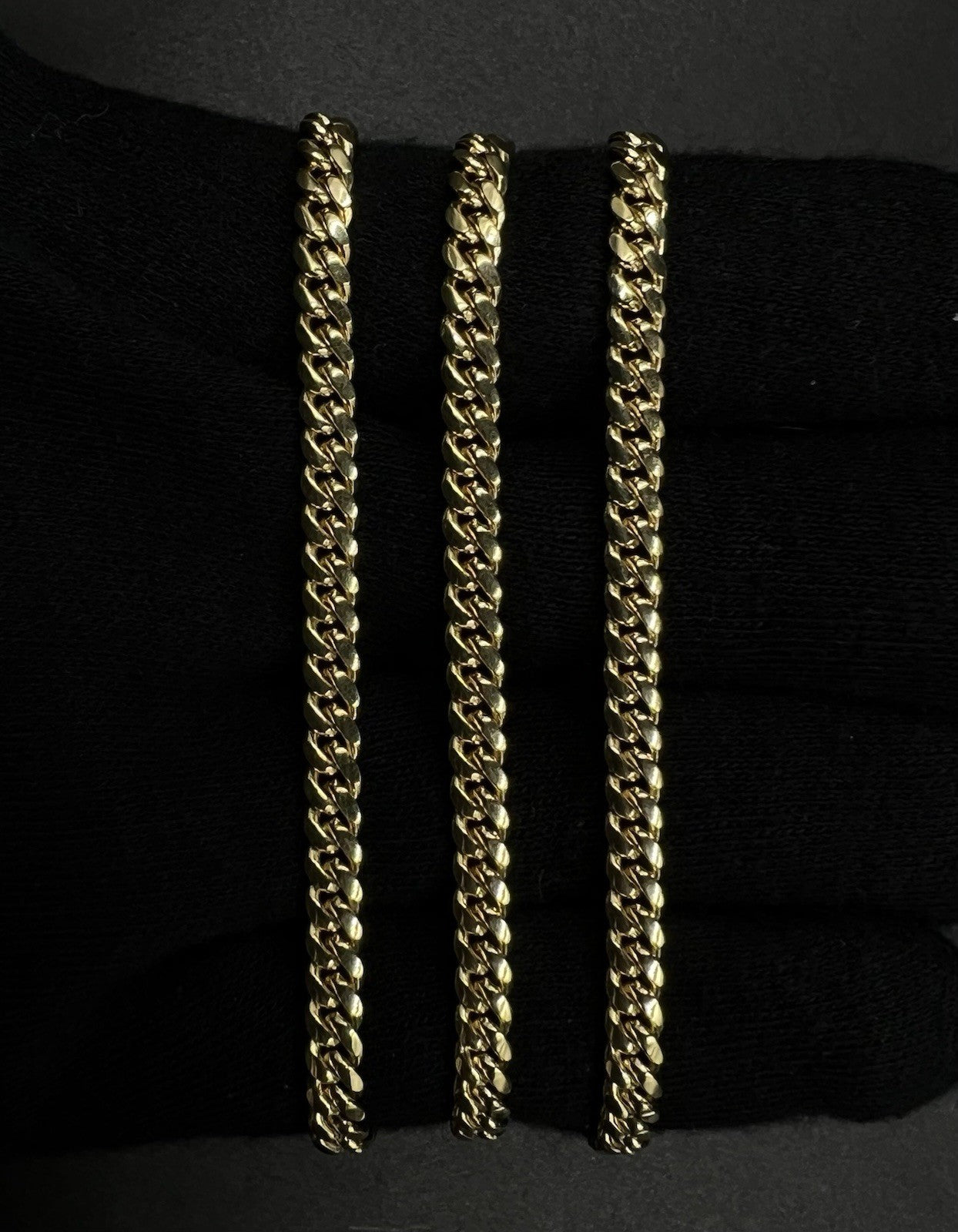 24” 14K Solid Yellow Gold Miami Cuban Chain | 37g | 4.5MM | Box Clasp |