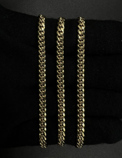 24” 14K Solid Yellow Gold Miami Cuban Chain | 37g | 4.5MM | Box Clasp |