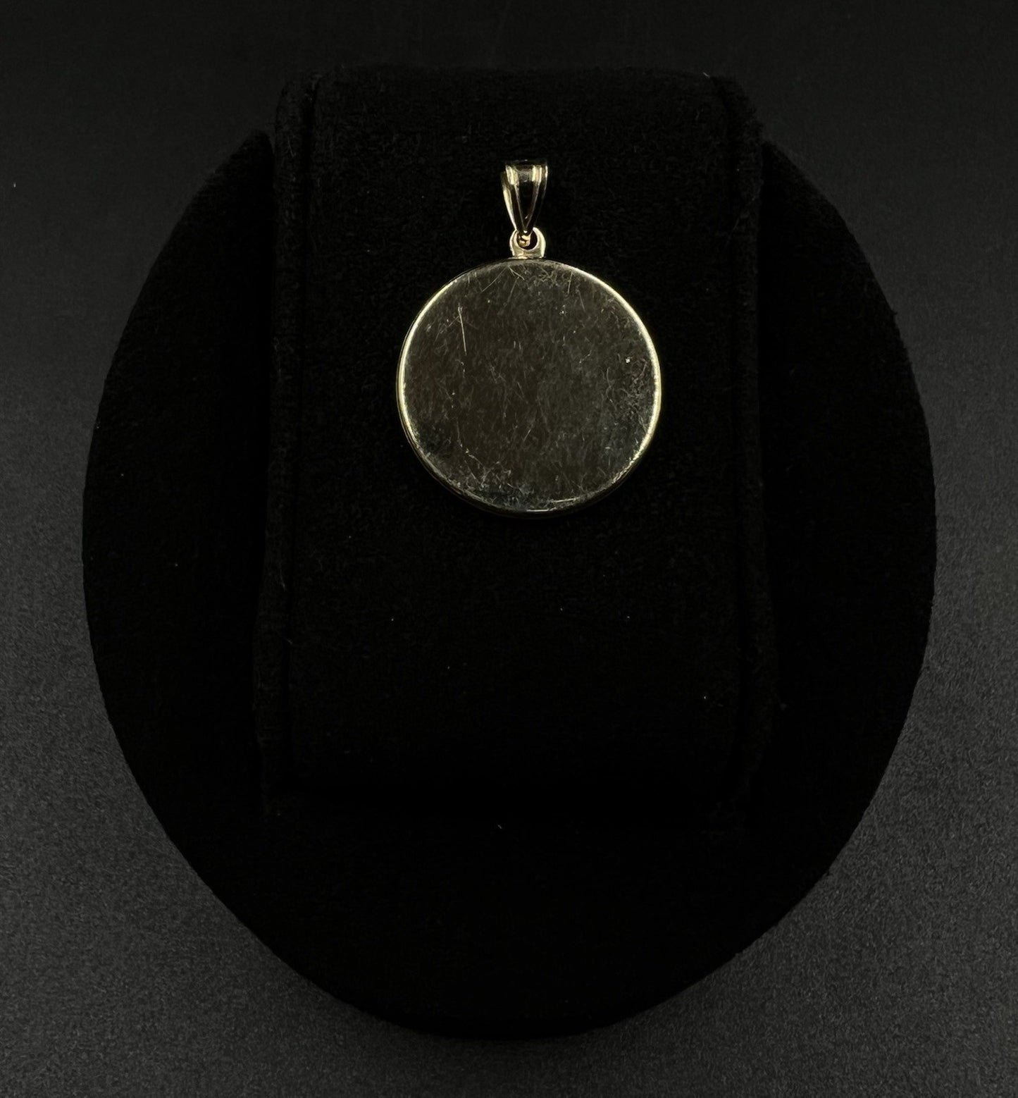 .87” 14K Hollow Yellow Gold Saint Anthony Pendant | 2.53g | 3.5MM Bail |