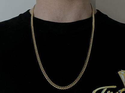 24” 14K Solid Yellow Gold Miami Cuban Chain | 37g | 4.5MM | Box Clasp |