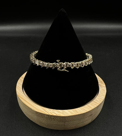 7.25” 14K Solid Yellow Gold Natural Diamond Tennis Bracelet ~2ct | 12.66g 5.5mm