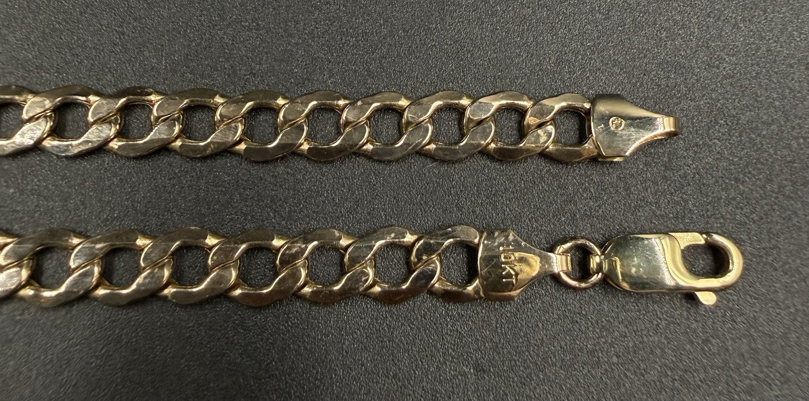 26” 10k Hollow Yellow Gold Diamond Cut Cuban Chain || 12.31g || 6.7mm ||