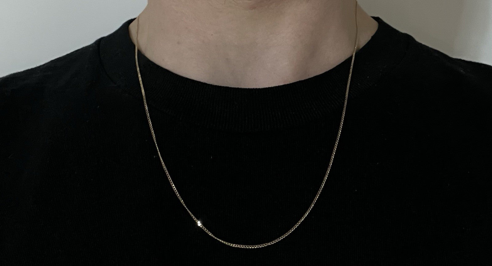 22” 14K Hollow Yellow Gold Diamond Cut Cuban Chain | 1.52g | 1.1MM | Lobster |