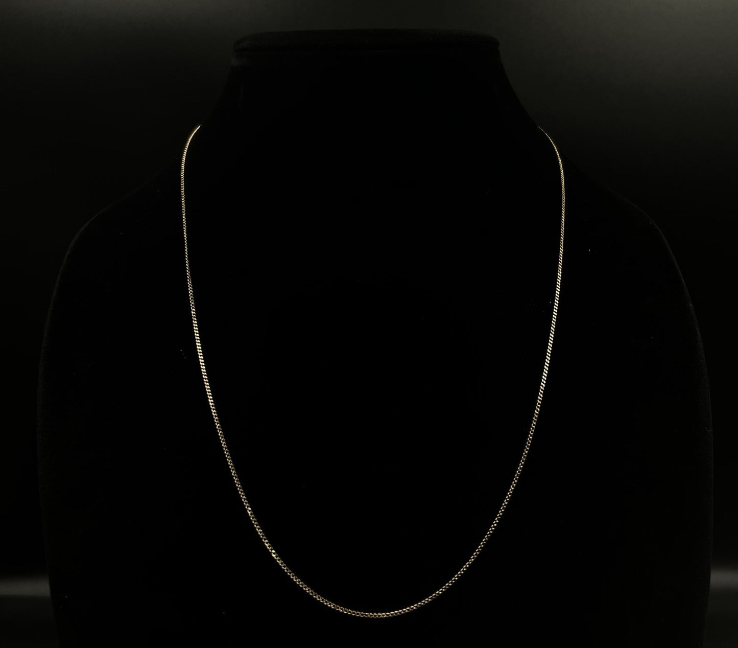 22” 14K Hollow Yellow Gold Diamond Cut Cuban Chain | 1.52g | 1.1MM | Lobster |