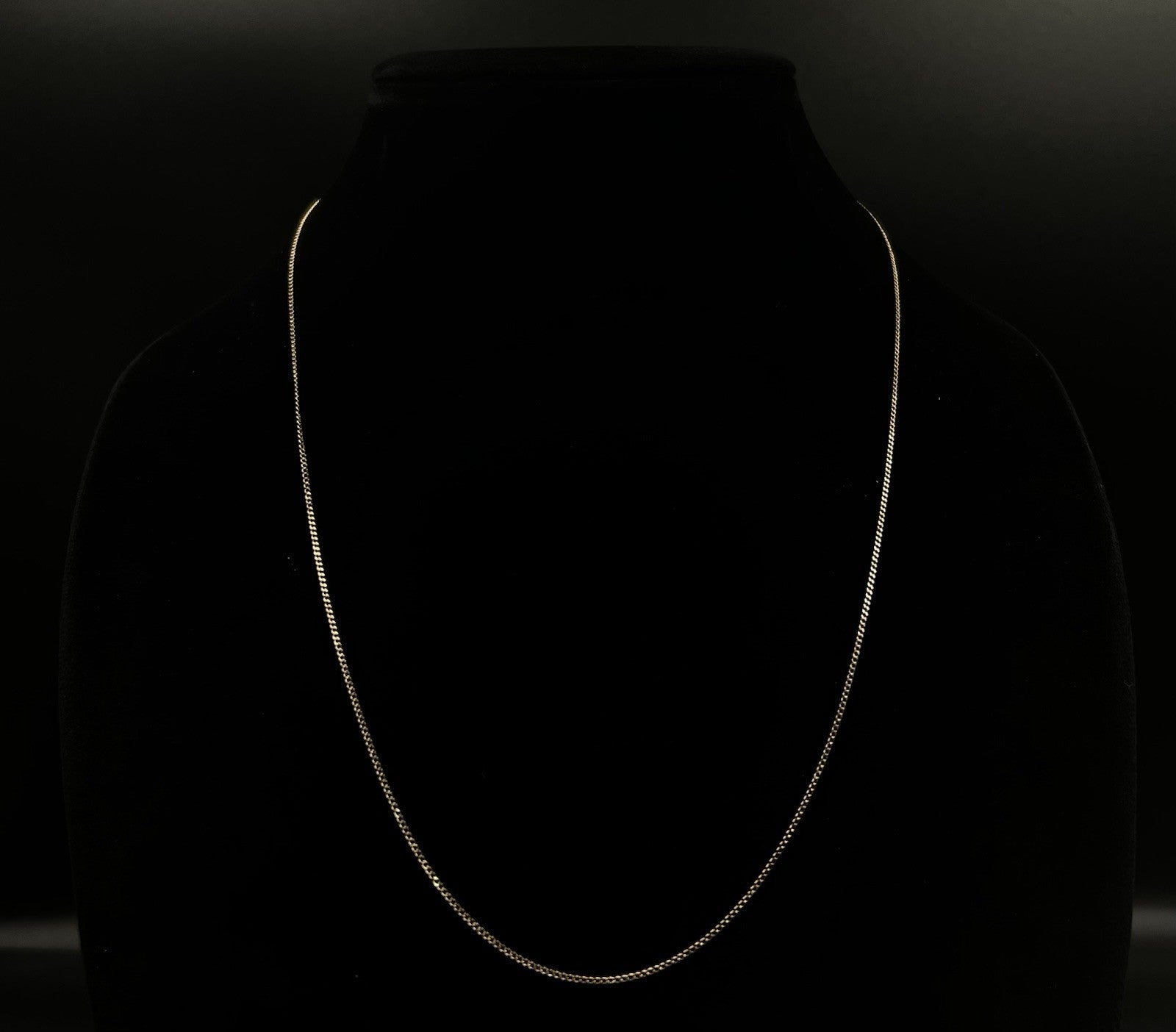 22” 14K Hollow Yellow Gold Diamond Cut Cuban Chain | 1.52g | 1.1MM | Lobster |