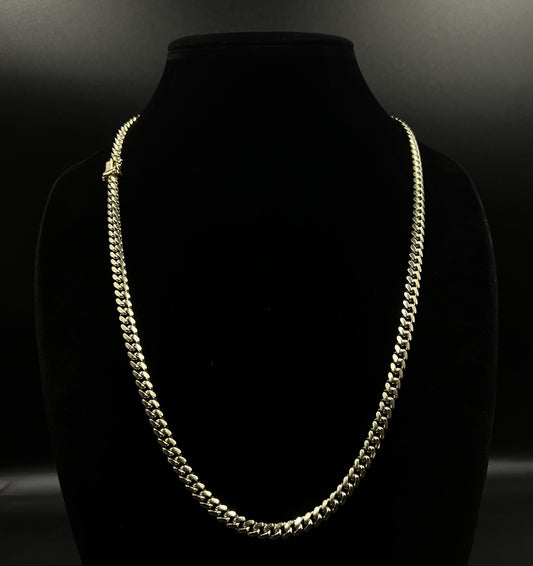 25” 10K Solid Yellow Gold Miami Cuban Chain | 62.5g | 6mm | Box Clasp |