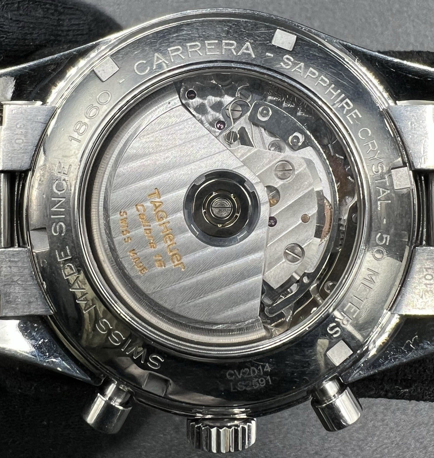 Tag Heuer Carrera 41MM Automatic Chronograph Date Swiss Made Watch CV2014 100M