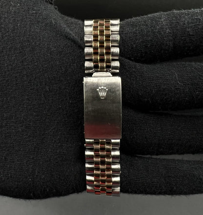 Rolex Datejust 16013 36mm Two Tone Jubilee MOP Diamond Roman Dial Quickset Watch