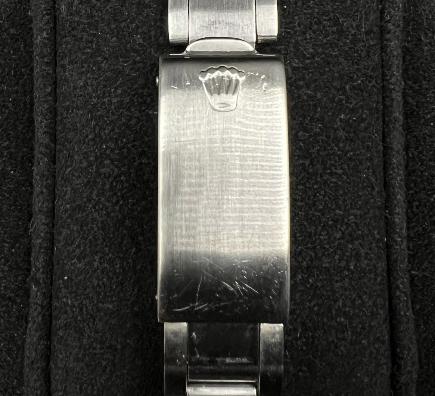 Vintage Rolex Date 1500 Steel 34mm Slate Grey Brushed Dial c.1970 Watch