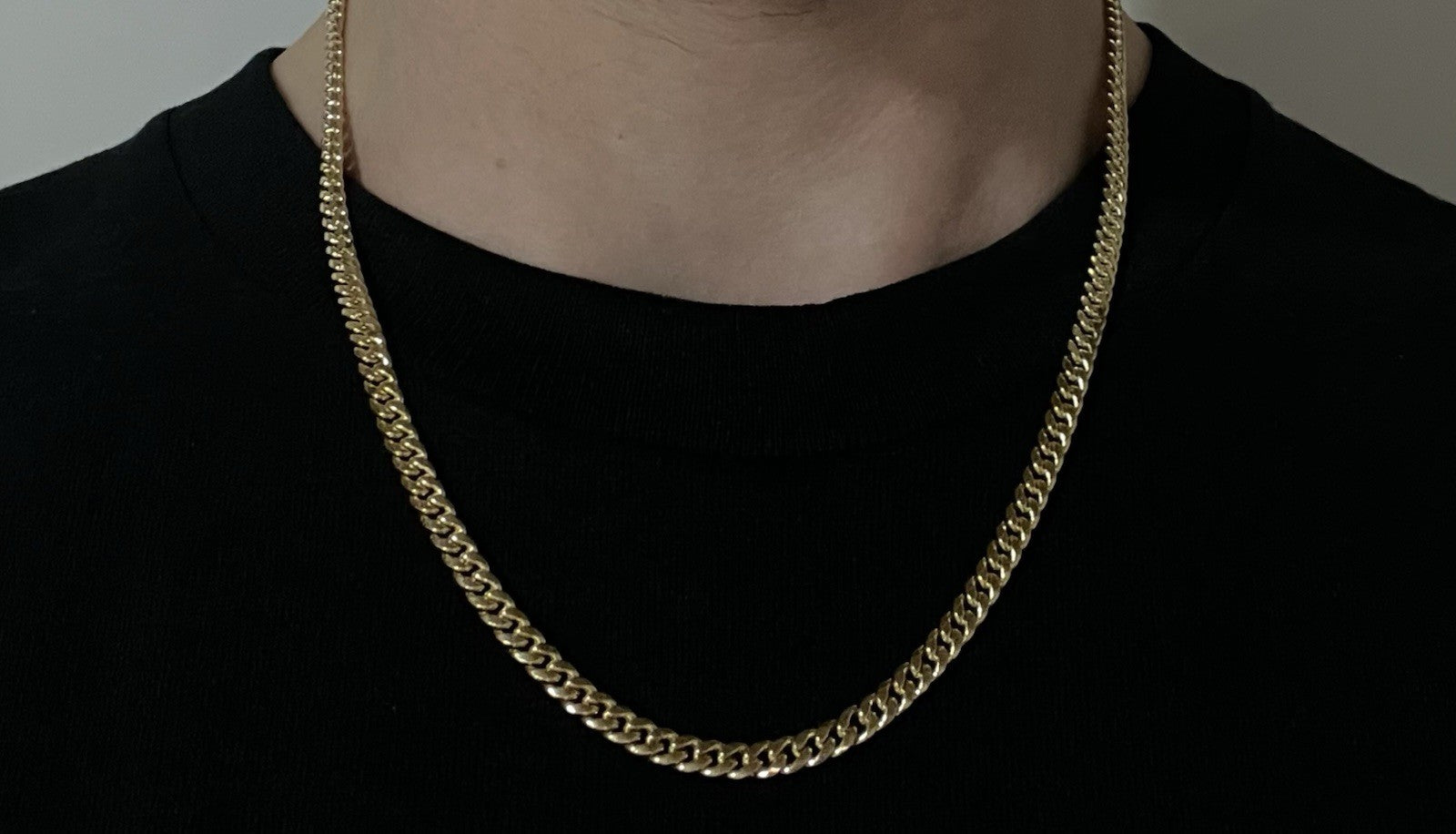 20” 10K Hollow Yellow Gold Miami Cuban Chain | 10.32g | 4.6mm | Lobster Clasp |
