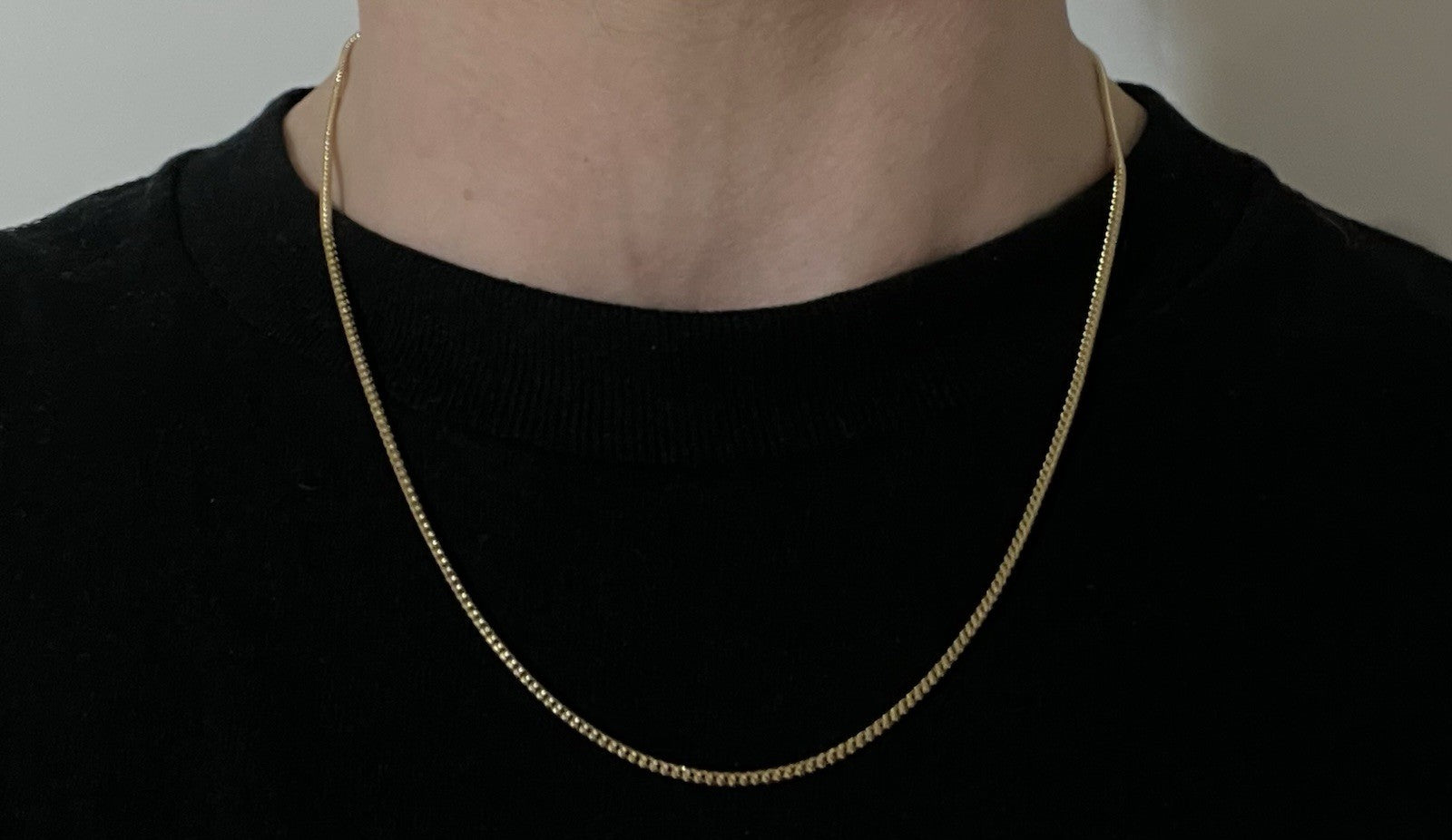 20” 14K Solid Yellow Gold Diamond Cut Franco Box Chain | 7g | 1.5MM | Jacoje |