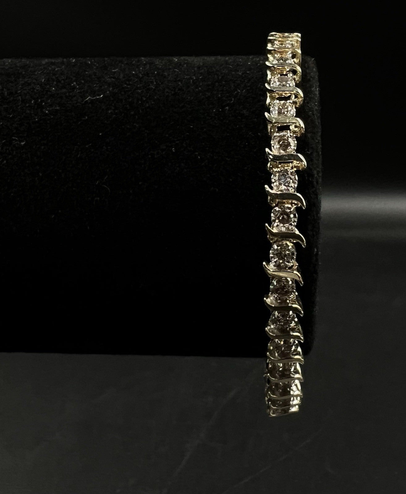 7.25” 14K Solid Yellow Gold Natural Diamond Tennis Bracelet ~2ct | 12.66g 5.5mm