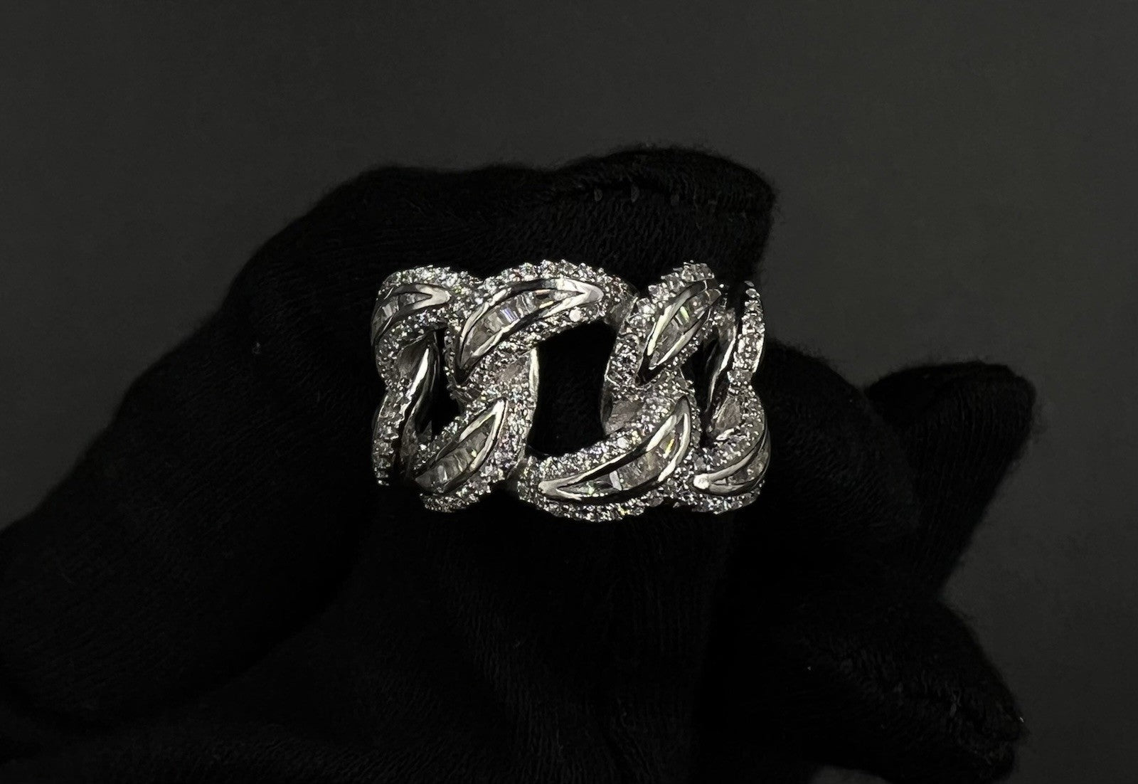 925 Solid Sterling Silver Miami Cuban Ring | Size 8.25 | 11.3g | BS