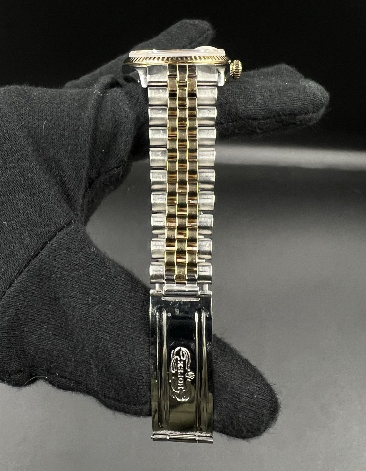 Rolex Datejust 16013 36mm Two Tone Jubilee MOP Diamond Roman Dial Quickset Watch