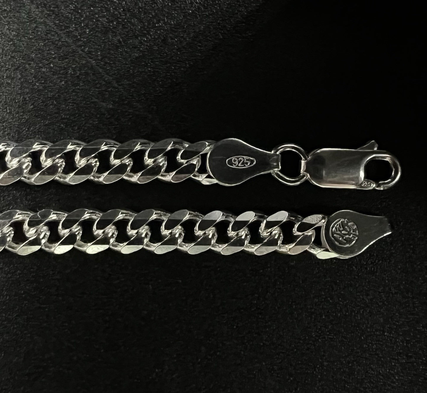 22” 925 Solid Sterling Silver Diamond Cut Miami Cuban Chain 29.51g | 4.8mm Italy