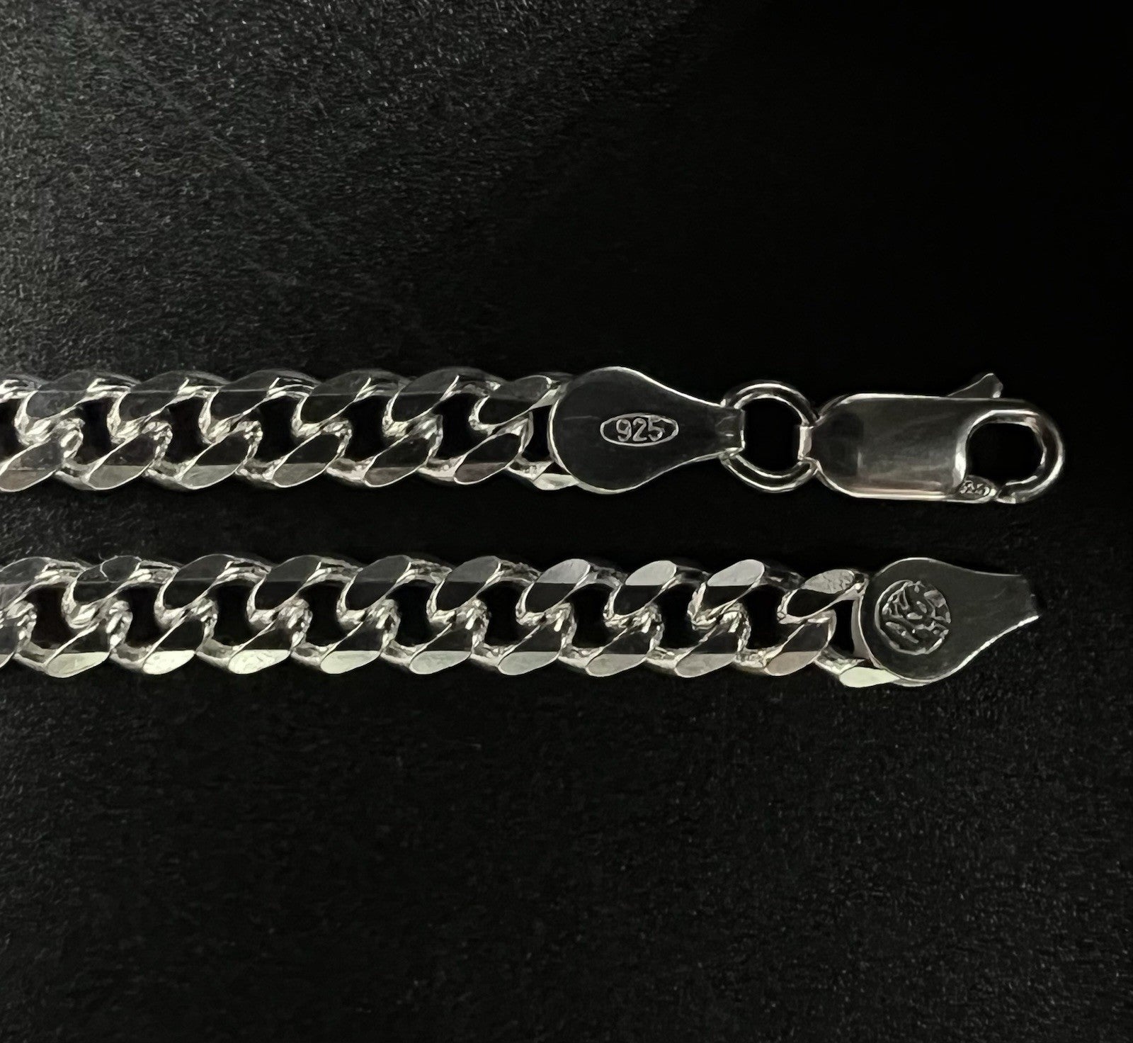 22” 925 Solid Sterling Silver Diamond Cut Miami Cuban Chain 29.51g | 4.8mm Italy
