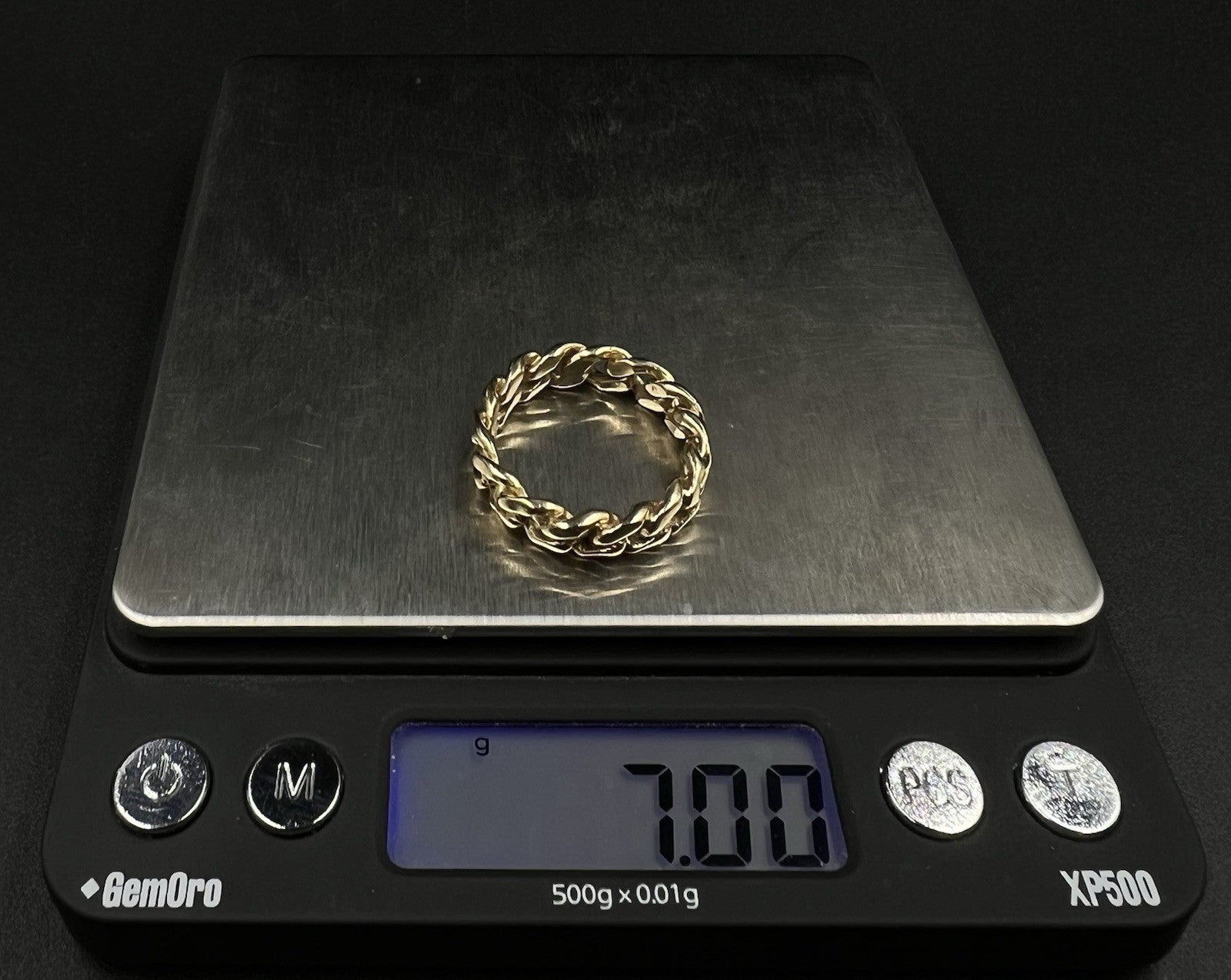 10K Solid Yellow Gold Miami Cuban Ring | Size  10.25 | 7g | 6mm Wide |