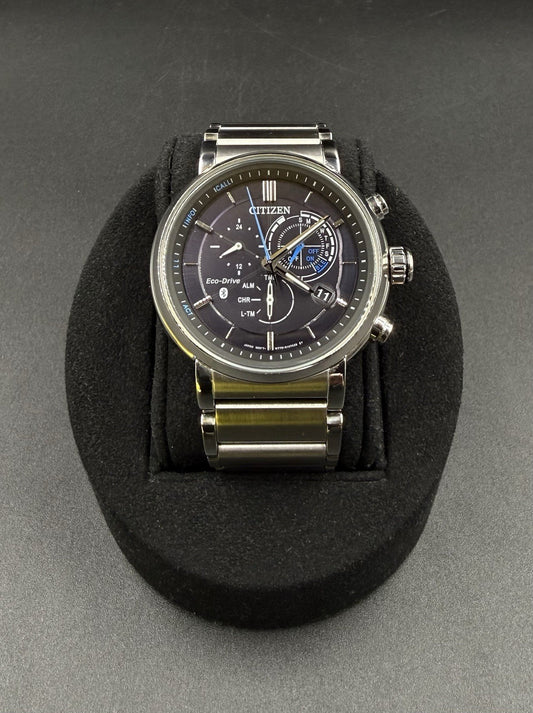 Citizen Eco-Drive Proximity Bluetooth 45MM Stainless Steel Watch BZ1000-54E 100M