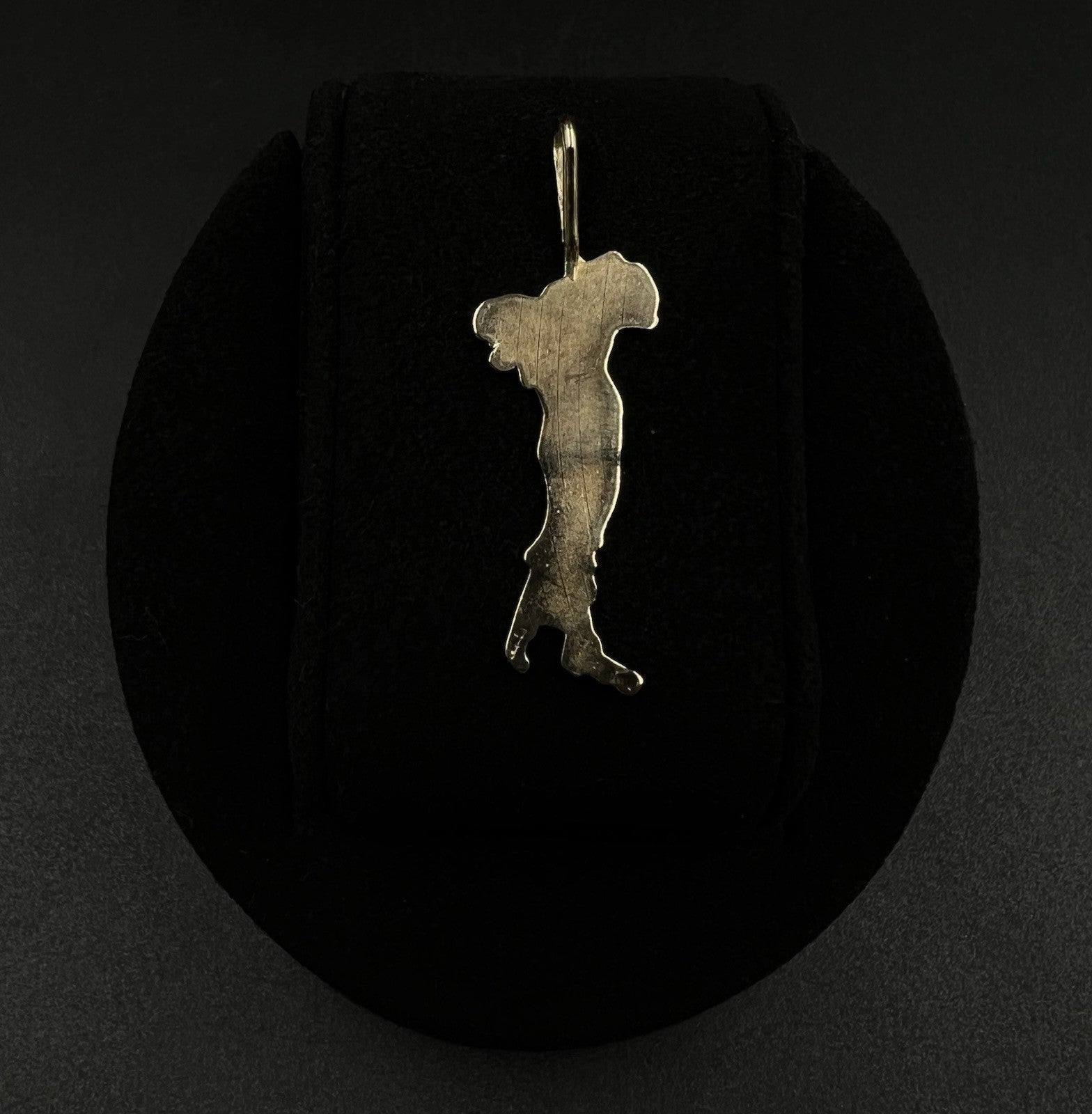 .6” x 1.88” 14K Solid Yellow Gold Italy Boot Pendant | 2g | 3.5MM x 8MM Bail |