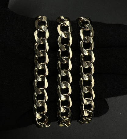 22” 14K Hollow Yellow Gold Diamond Cut Cuban Chain | 43.3g | 11MM | Lobster |