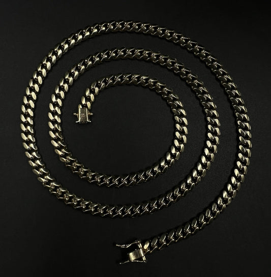 25” 10K Solid Yellow Gold Miami Cuban Chain | 62.5g | 6mm | Box Clasp |