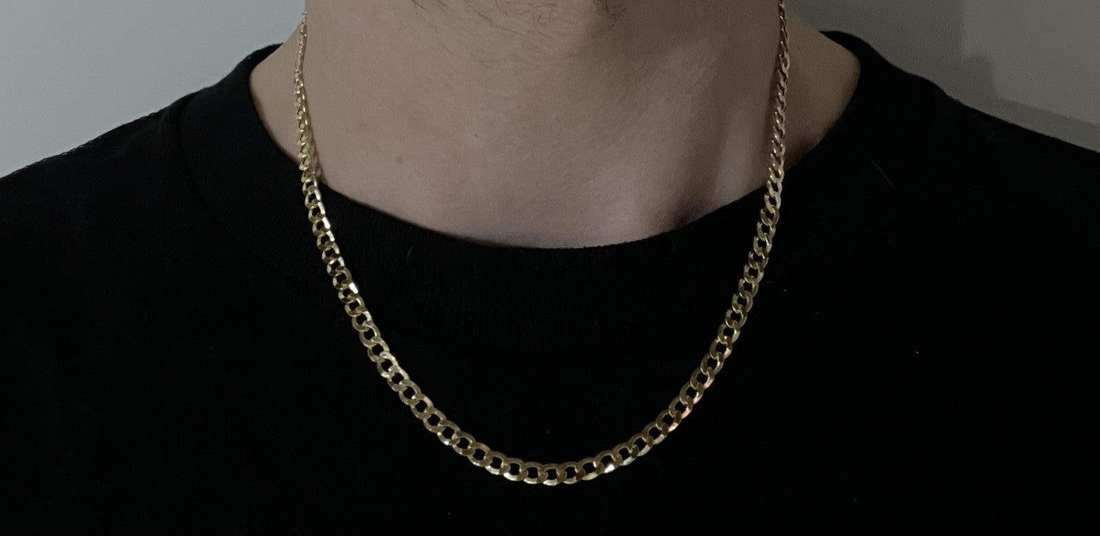 18” 10K Hollow Yellow Gold Diamond Cut Cuban Chain | 6.76g | 4.5MM | Lobster |