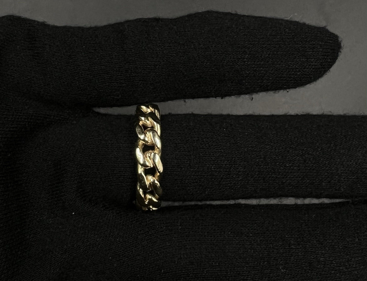 10K Solid Yellow Gold Miami Cuban Ring | Size  10.25 | 7g | 6mm Wide |