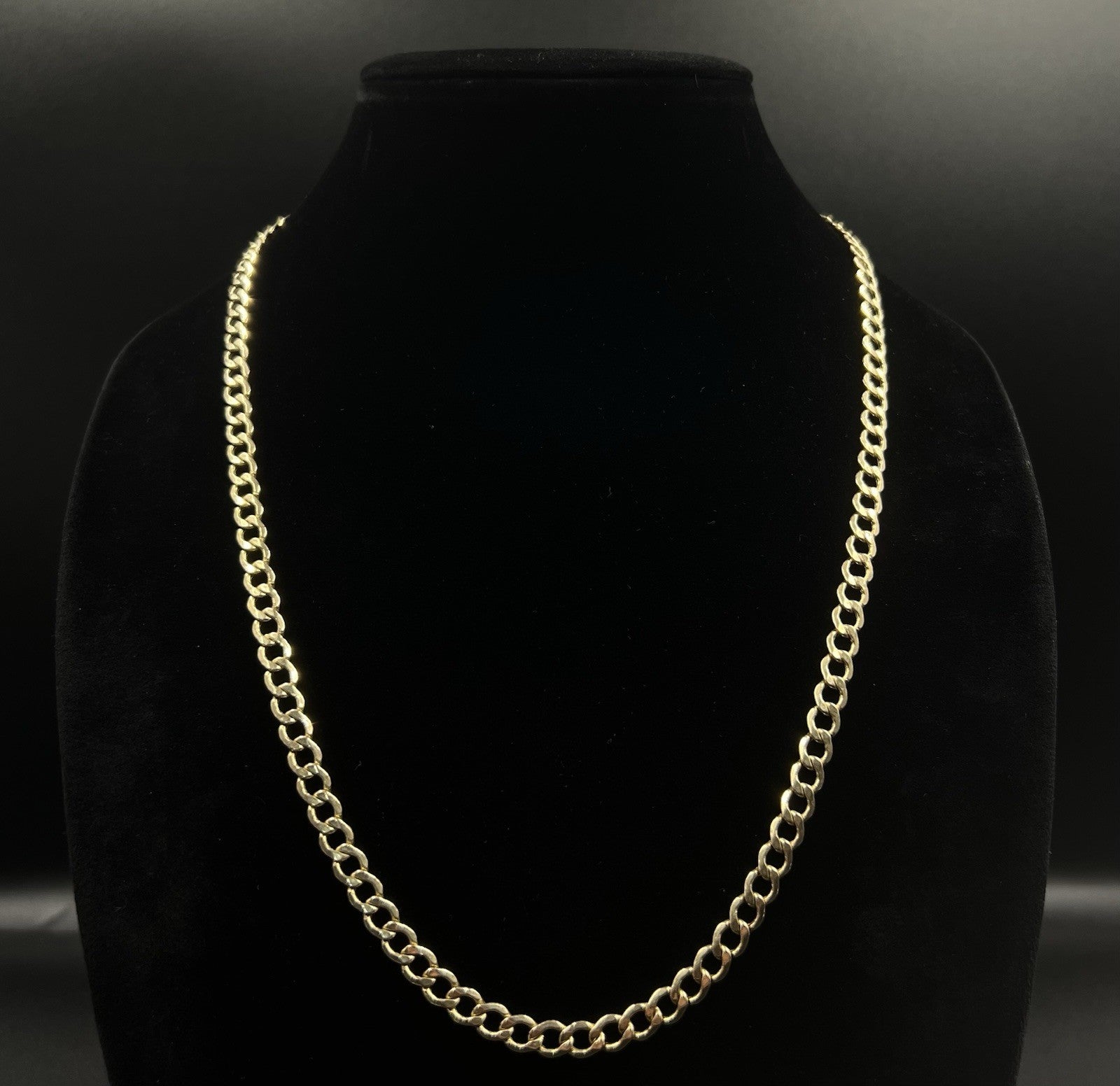 24.25” 14K Hollow Yellow Gold Diamond Cut Cuban Chain 12.95g | 6.2MM | Turkey |
