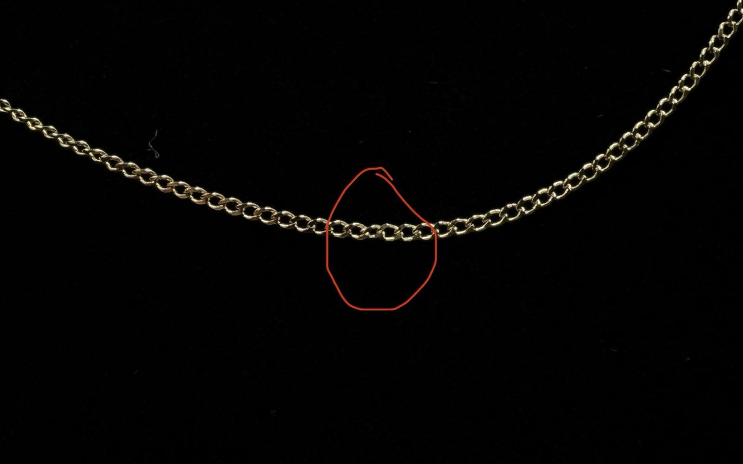 22” 14K Hollow Yellow Gold Diamond Cut Cuban Chain | 1.52g | 1.1MM | Lobster |