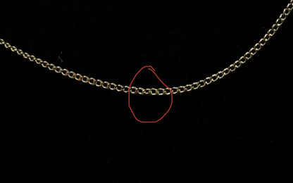 22” 14K Hollow Yellow Gold Diamond Cut Cuban Chain | 1.52g | 1.1MM | Lobster |