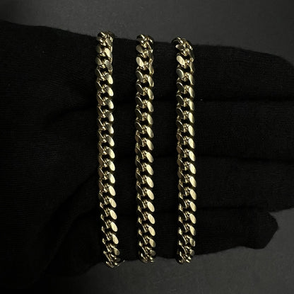 25” 10K Solid Yellow Gold Miami Cuban Chain | 62.5g | 6mm | Box Clasp |