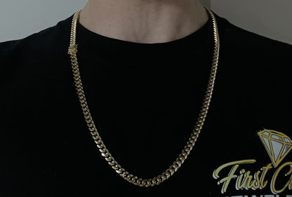 25” 10K Solid Yellow Gold Miami Cuban Chain | 62.5g | 6mm | Box Clasp |
