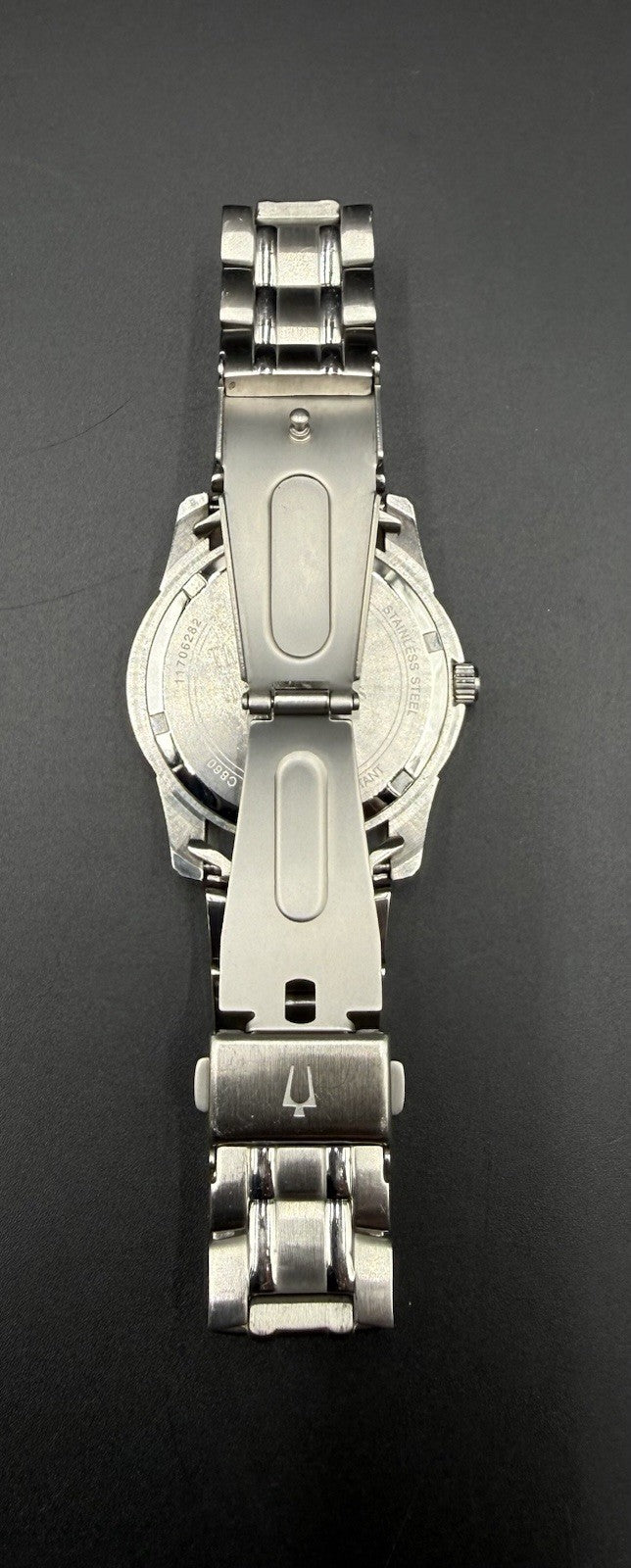 Bulova 38MM Men’s Classic Blue Sunburst Dial Stainless Steel Date Watch C860882
