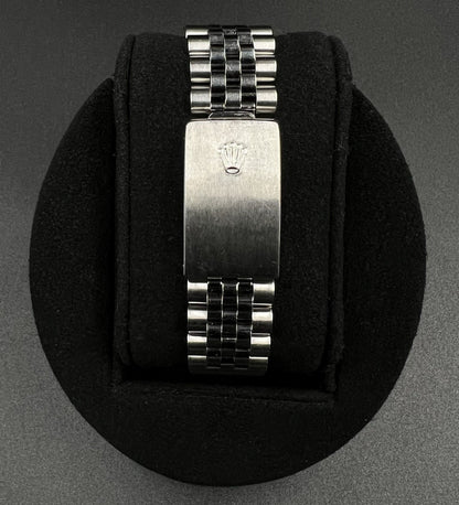 Rolex Datejust 36 16220 Blue Roman Dial Engine Turned Bezel Jubilee Watch 1999