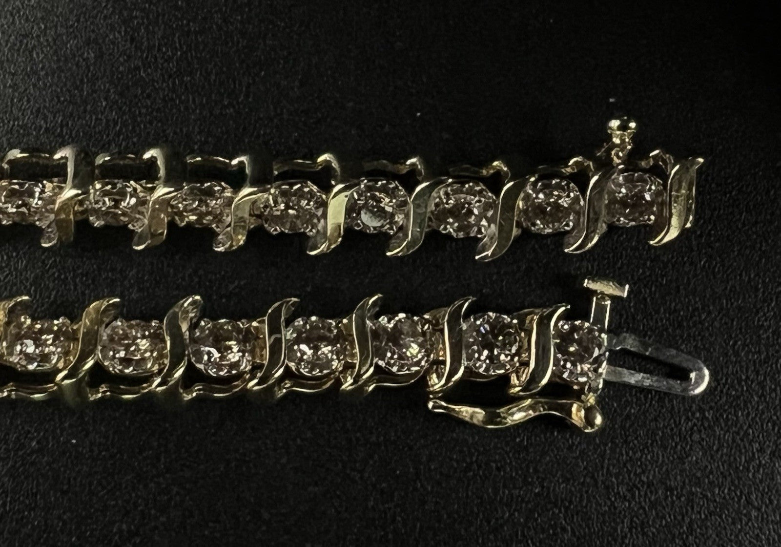 7.25” 14K Solid Yellow Gold Natural Diamond Tennis Bracelet ~2ct | 12.66g 5.5mm