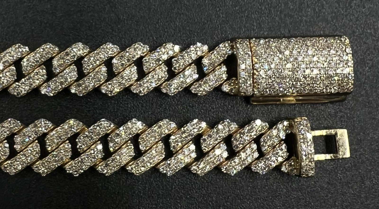 24” 10K Solid Gold Natural Diamond Miami Cuban Link Chain | 44.65g | 6ct | 6.9MM