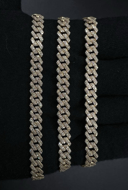24” 10K Solid Gold Natural Diamond Miami Cuban Link Chain | 44.65g | 6ct | 6.9MM