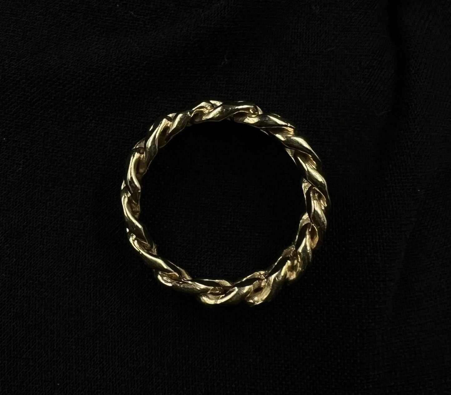 10K Solid Yellow Gold Miami Cuban Ring | Size  10.25 | 7g | 6mm Wide |