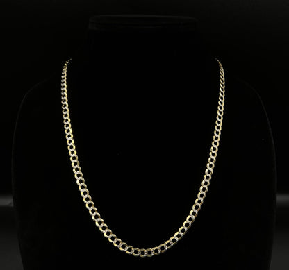 22.25” 14K Solid Yellow Gold Diamond Cut Cuban Chain | 19.7g | 5.6mm | Lobster |