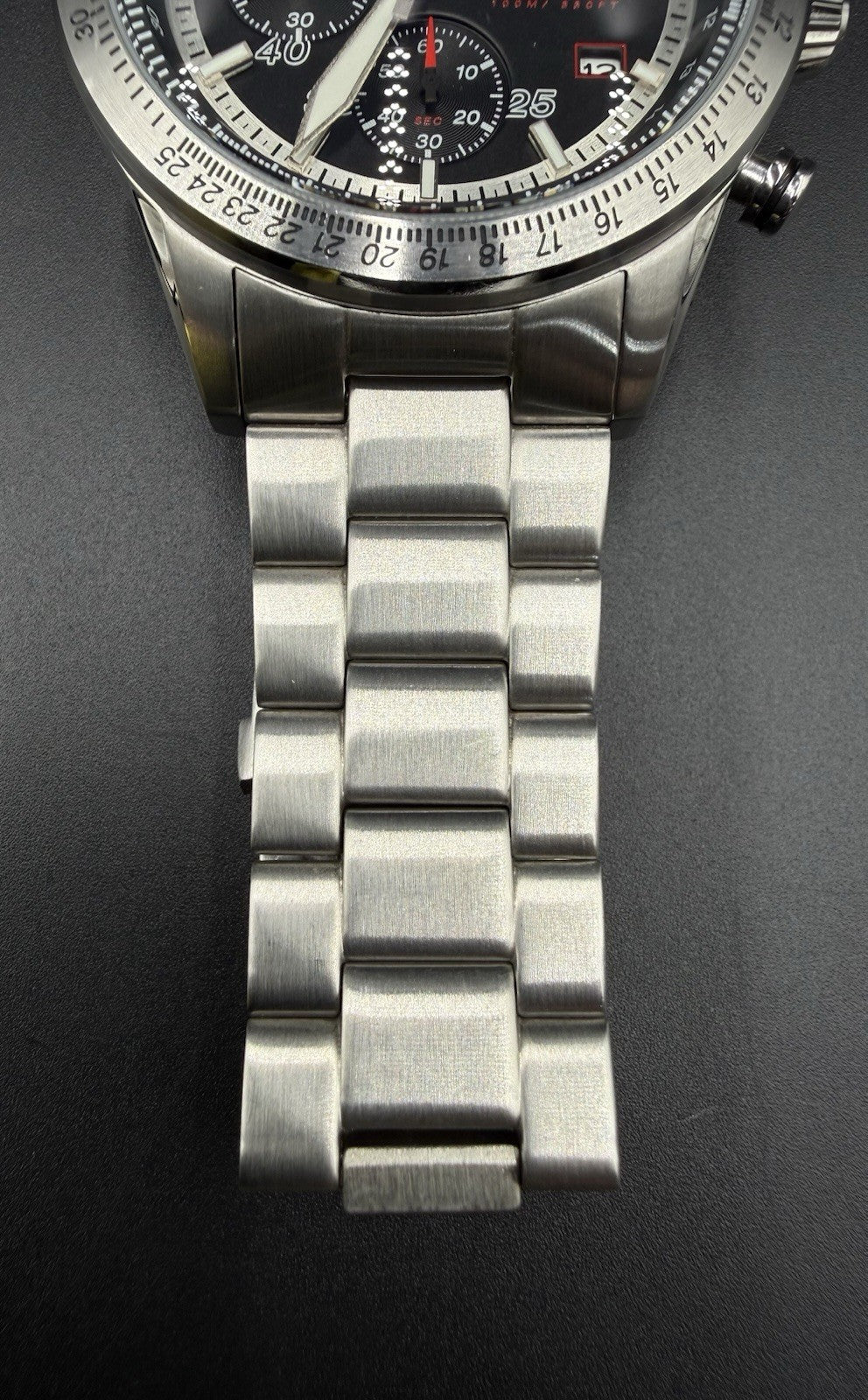 Cortebert Elevation Men’s 44MM Pilot Chronograph Date Watch CB-3003 - Slide Rule