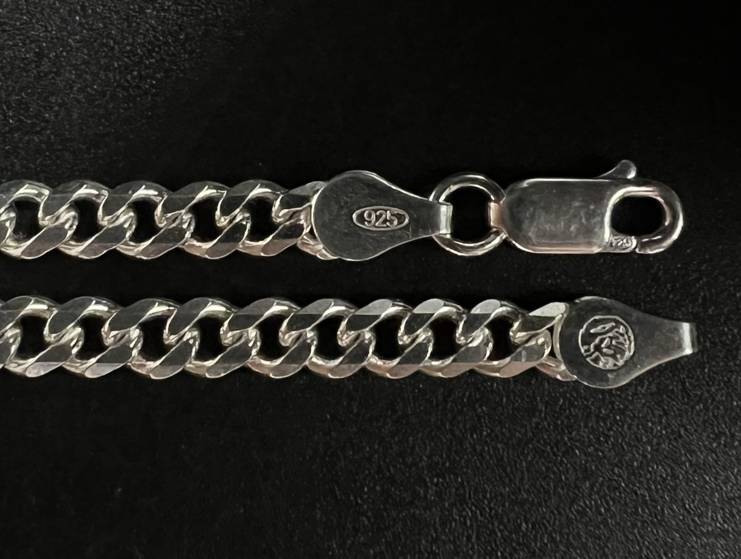 26” 925 Solid Sterling Silver Diamond Cut Miami Cuban Chain 25.69g | 4.5mm Italy