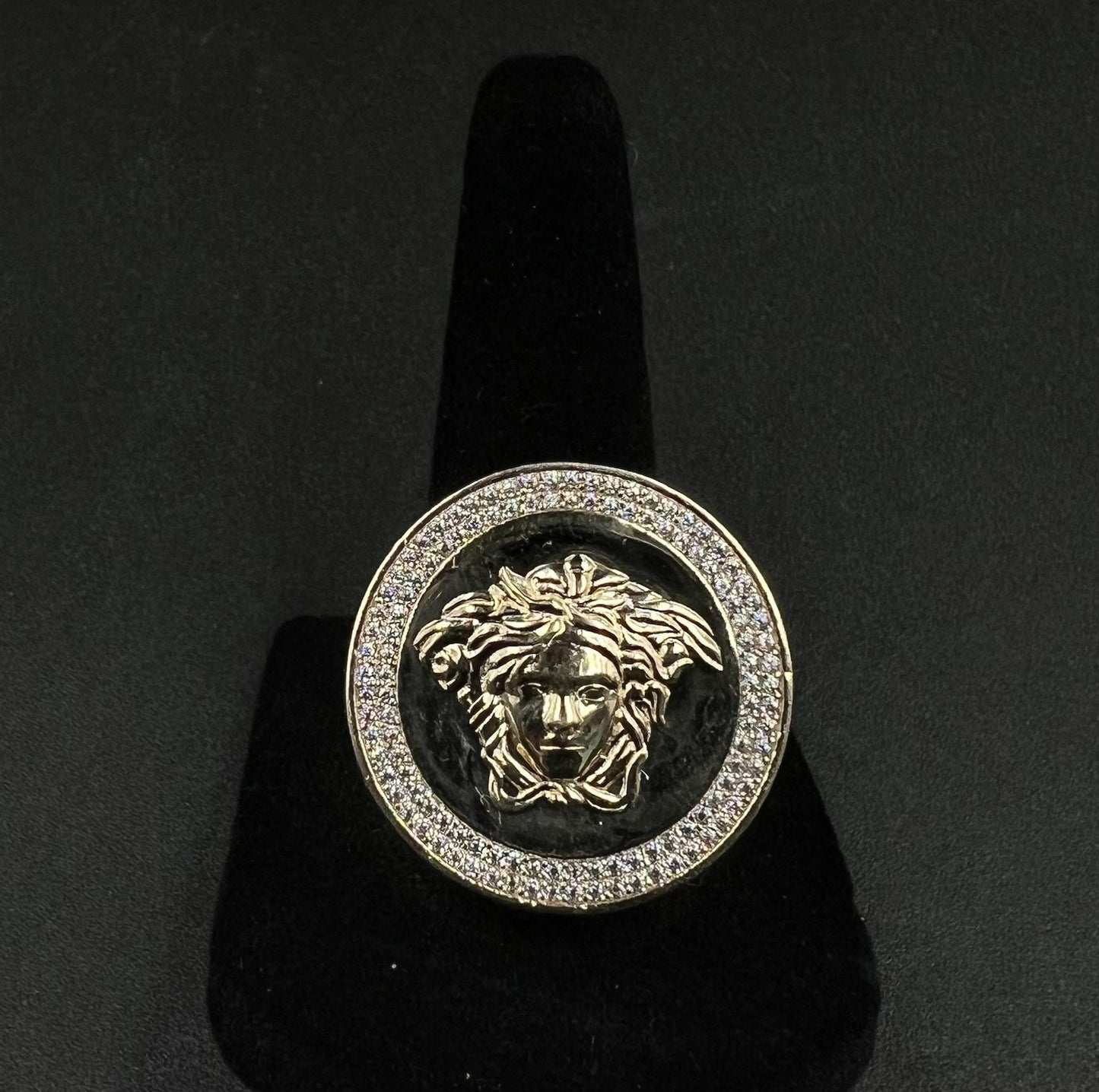 14K Semi-Solid Yellow Gold Natural Diamond Ring | Size 10 | ~1.5ct | 11.09g |