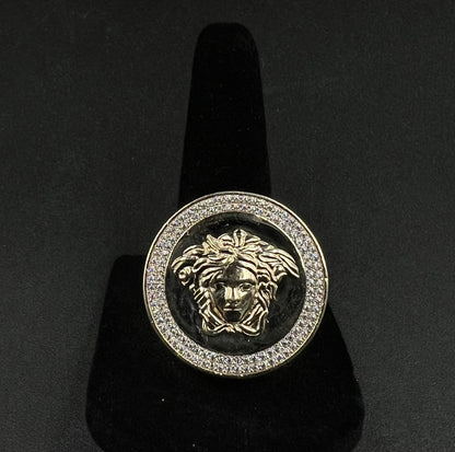 14K Semi-Solid Yellow Gold Natural Diamond Ring | Size 10 | ~1.5ct | 11.09g |