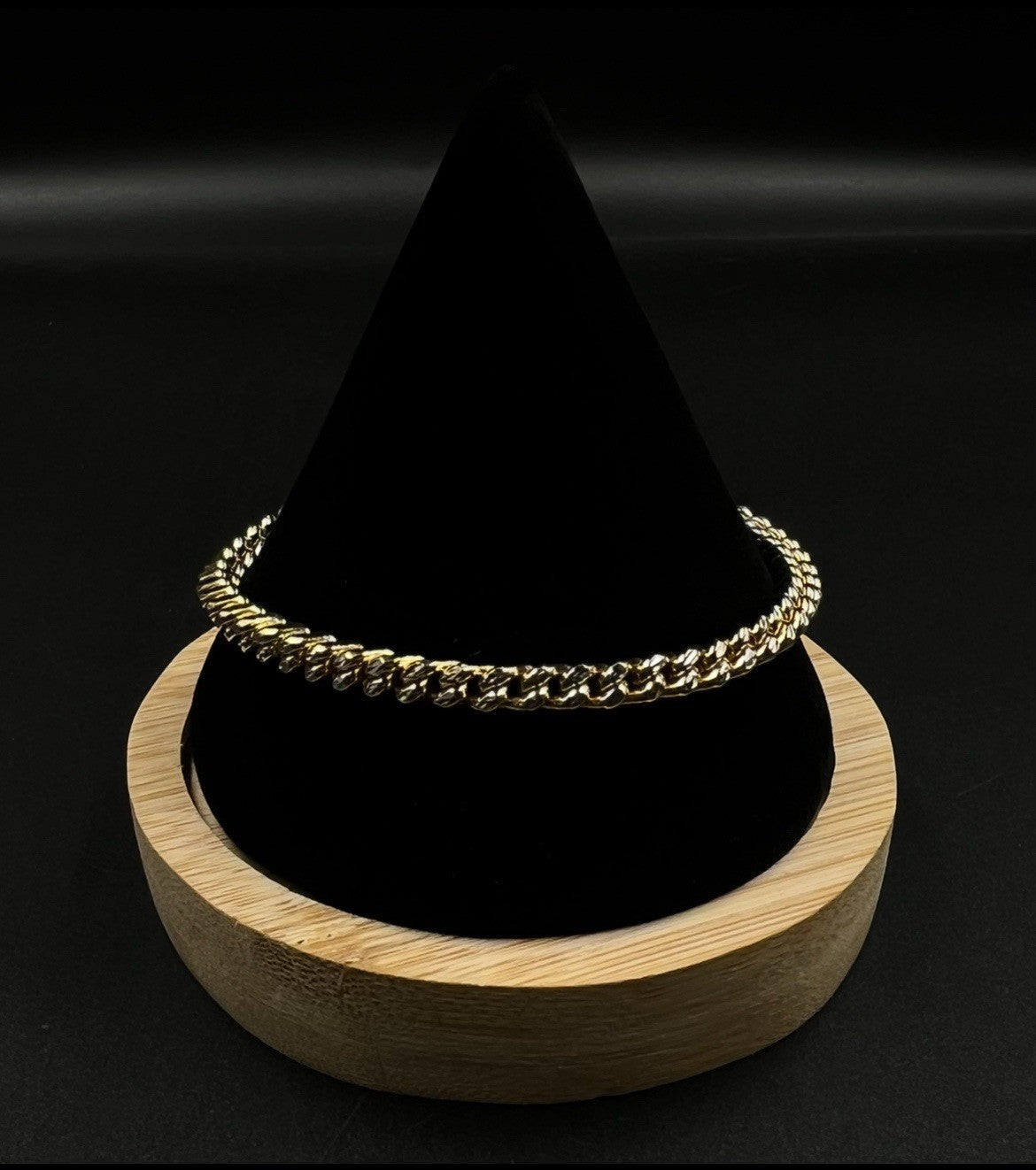 8.25” 10K Semi-Solid Yellow Gold Diamond Cut Franco Box Bracelet 11.83g | 4.7MM