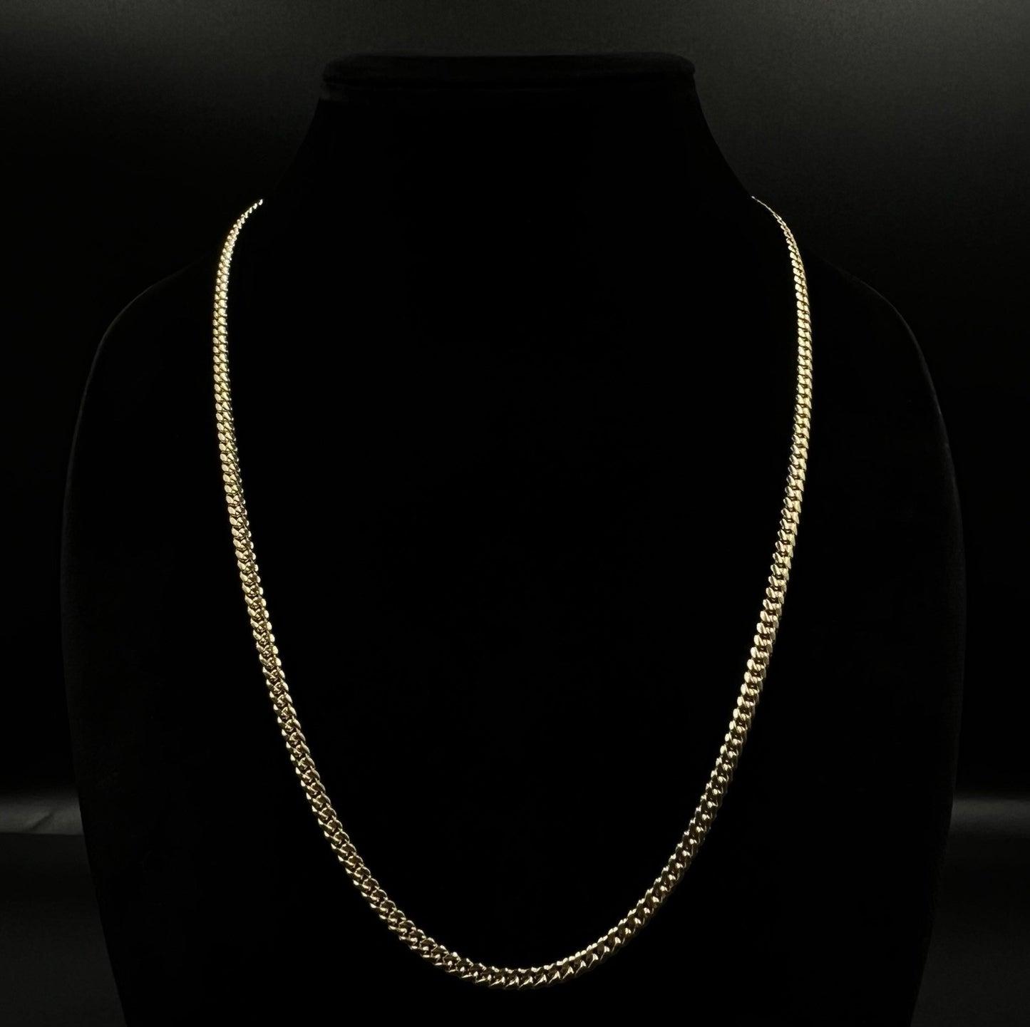 24” 14K Solid Yellow Gold Miami Cuban Chain | 37g | 4.5MM | Box Clasp |